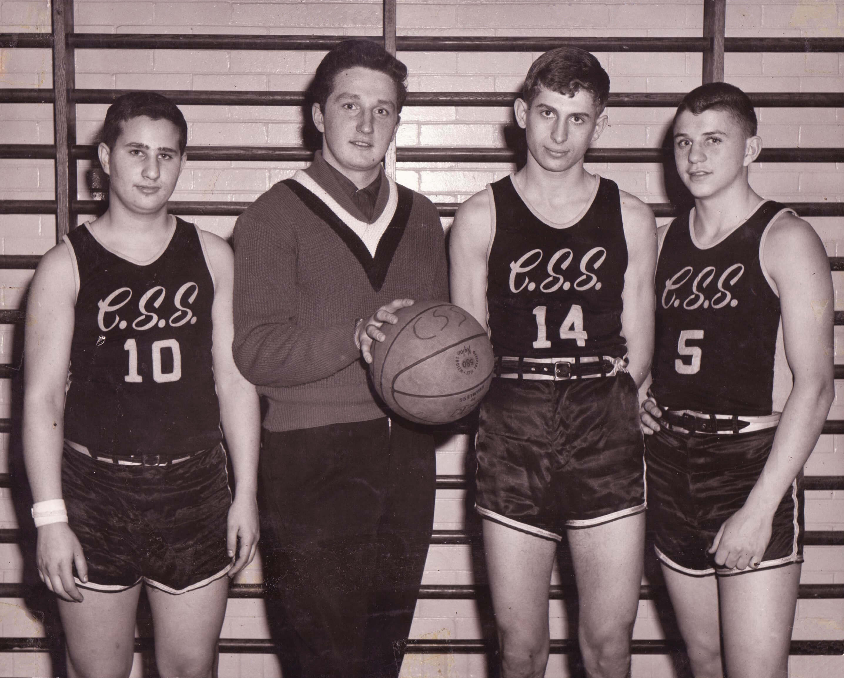Sports - Pictures - Basketball - 1960s.x.x. - Clark Street Sun Jerseys, Earl + Izzy and two others.jpg