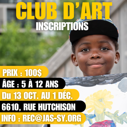 ART CLUB INSCRIPTIONS SIGN UP 2024