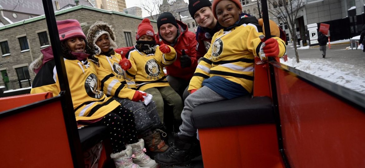 kids on zamboni