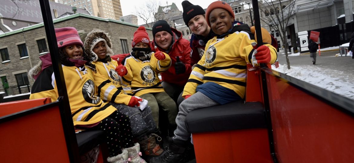 kids on zamboni