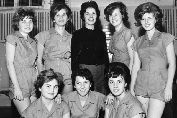 1962.x.x. - First Girls BasketBall Team 1962.x.x. - First Girls BasketBall Team